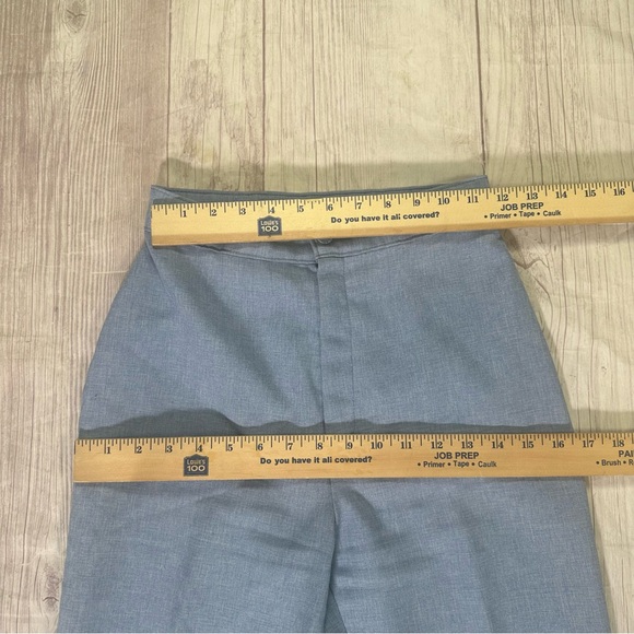 Women’s Vintage 70's Levi's Bend Over Polyester Pants High Waist Slacks - Picture 4 of 10